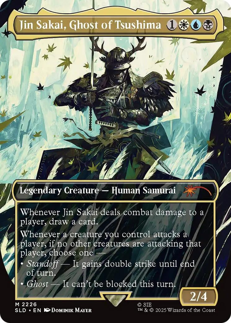Image for Jin Sakai, Ghost of Tsushima (2226) (Secret Lair Drop Series) - Magic: The Gathering