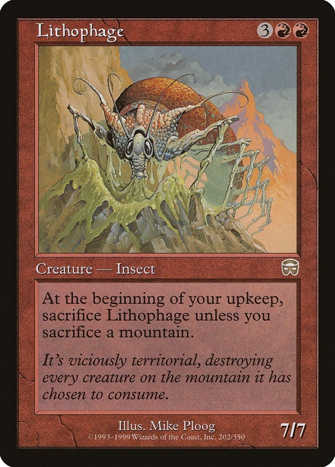 Image for Lithophage (202) (Mercadian Masques) - Magic: The Gathering