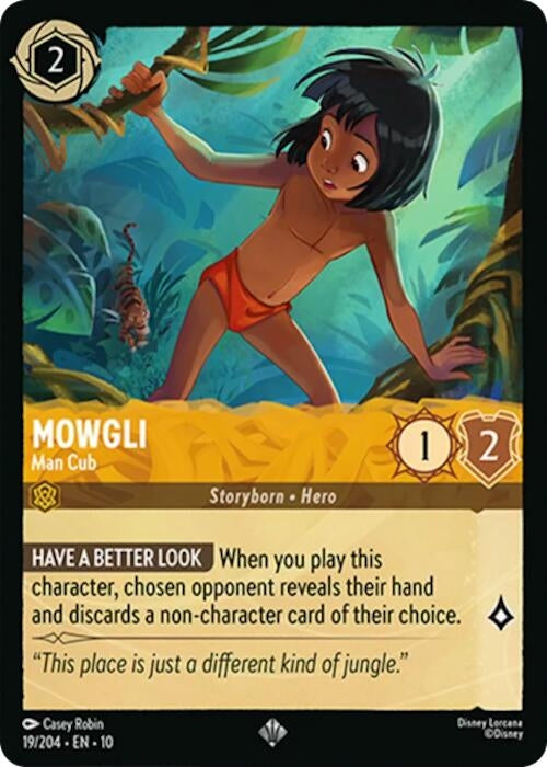 Image for Mowgli - Man Cub (19/204) (Whispers in the Well) - Disney Lorcana