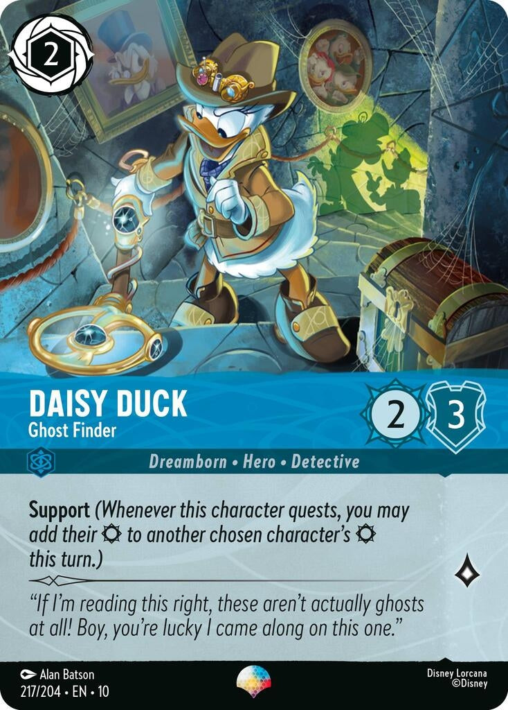 Image for Daisy Duck - Ghost Finder (Epic) (217/204) (Whispers in the Well) - Disney Lorcana