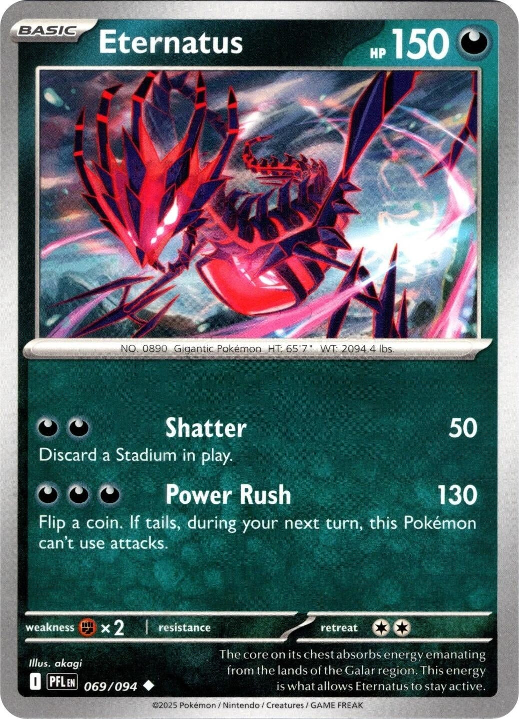 Image for Eternatus (069/094) (ME02: Phantasmal Flames) - Pokemon