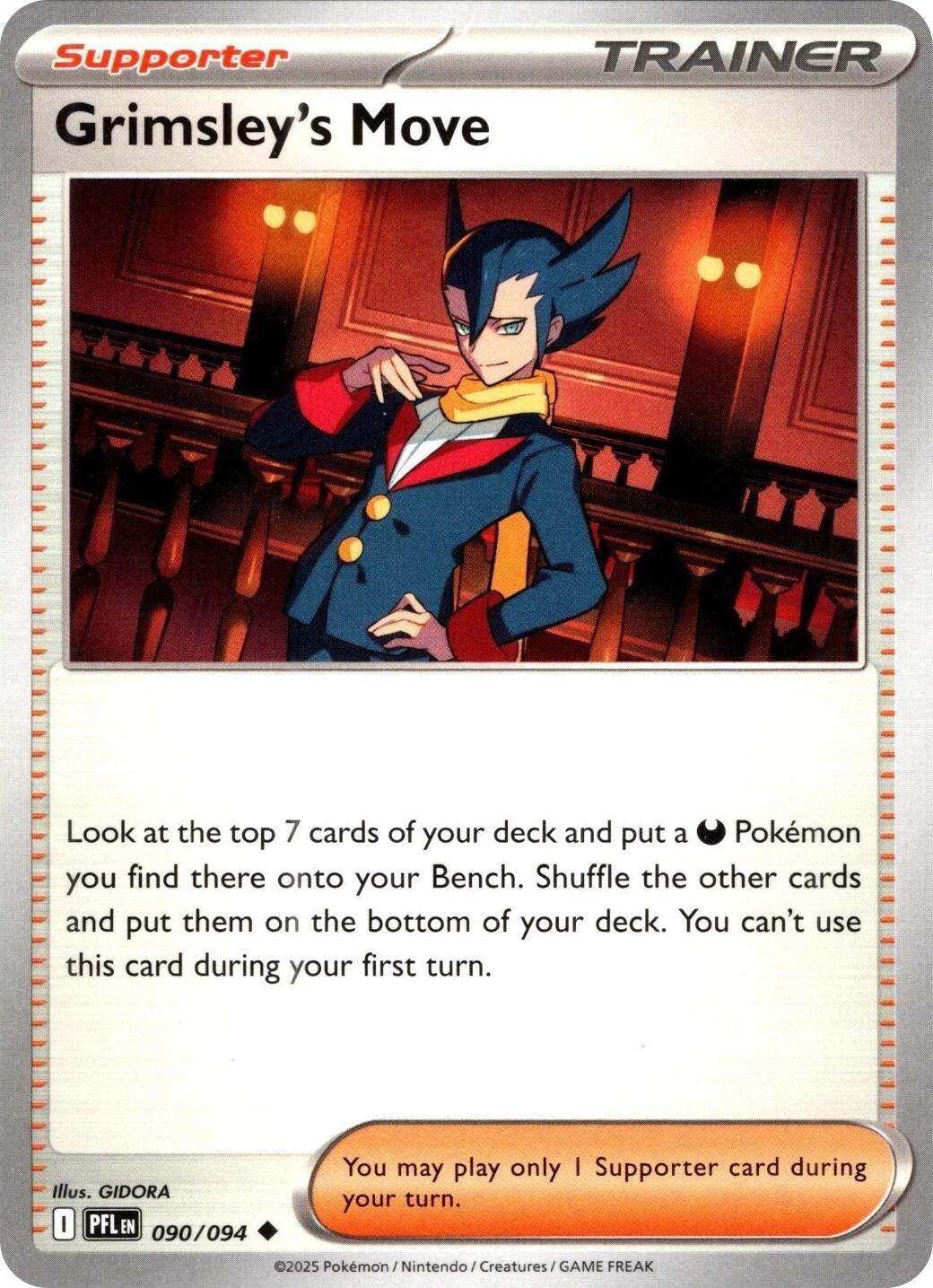 Image for Grimsley's Move (090/094) (ME02: Phantasmal Flames) - Pokemon