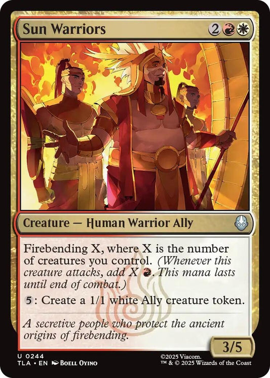 Image for Sun warriors (244) (Avatar: The Last Airbender) - Magic: The Gathering