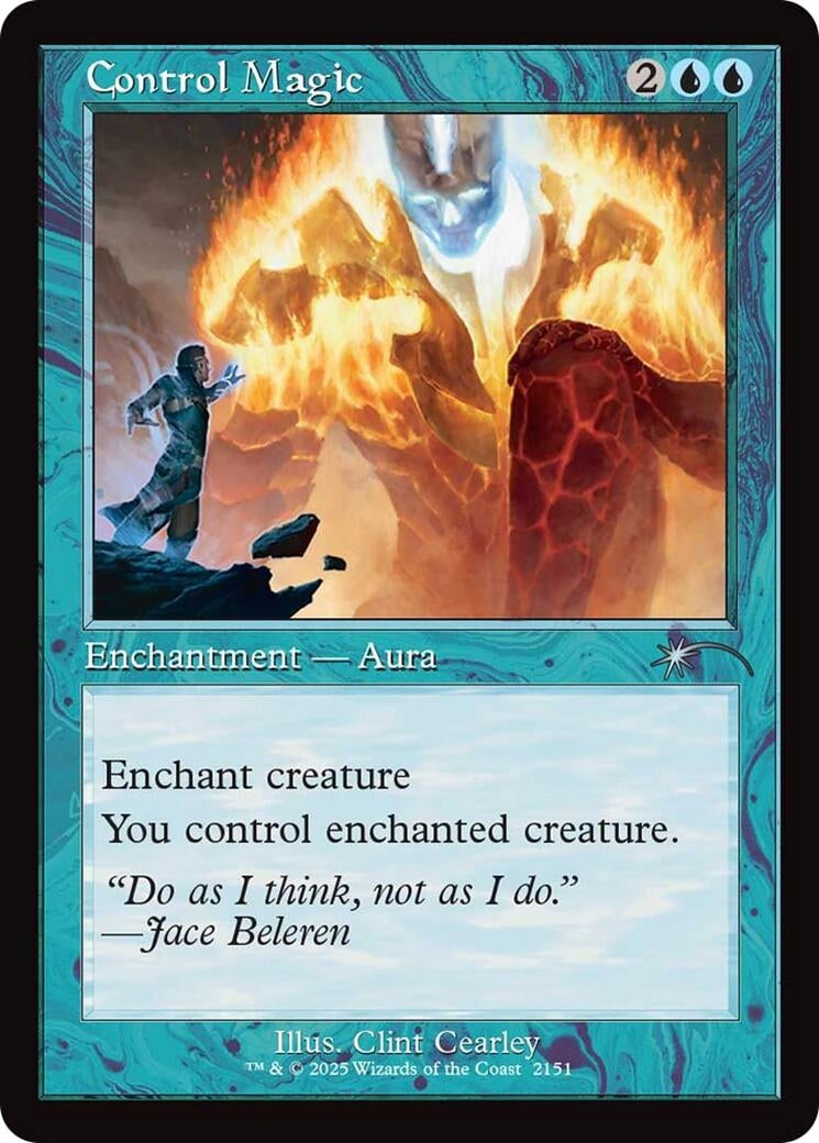 Image for Control Magic (Retro Frame) (2151) (Secret Lair Drop Series) - Magic: The Gathering