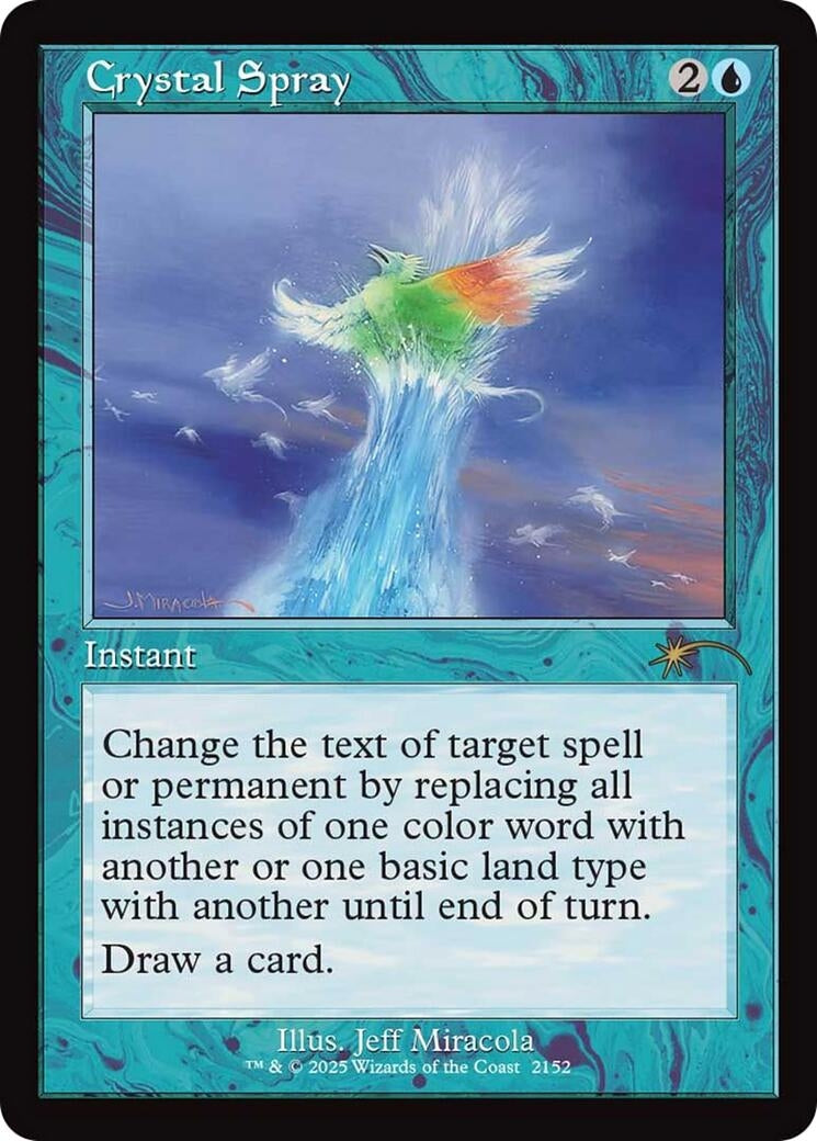 Image for Crystal Spray (Retro Frame) (2152) (Secret Lair Drop Series) - Magic: The Gathering