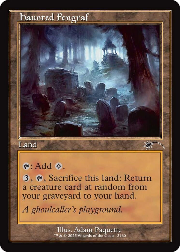 Image for Haunted Fengraf (Retro Frame) (2160) (Secret Lair Drop Series) - Magic: The Gathering