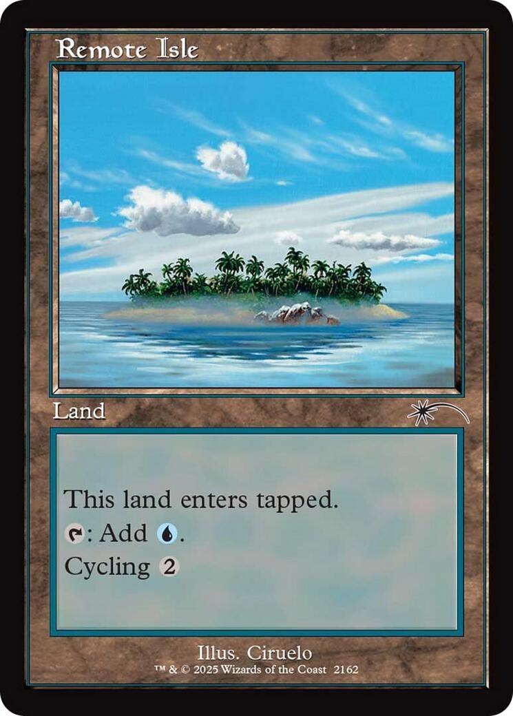 Image for Remote Isle (Retro Frame) (2162) (Secret Lair Drop Series) - Magic: The Gathering