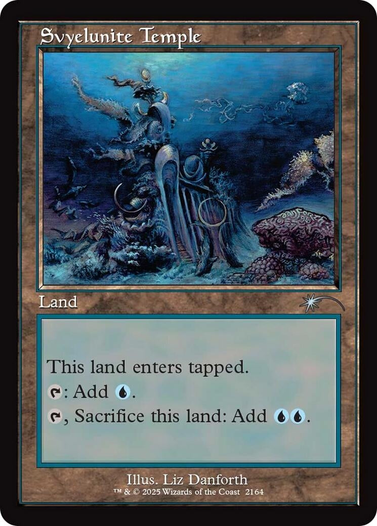 Image for Svyelunite Temple (Retro Frame) (2164) (Secret Lair Drop Series) - Magic: The Gathering