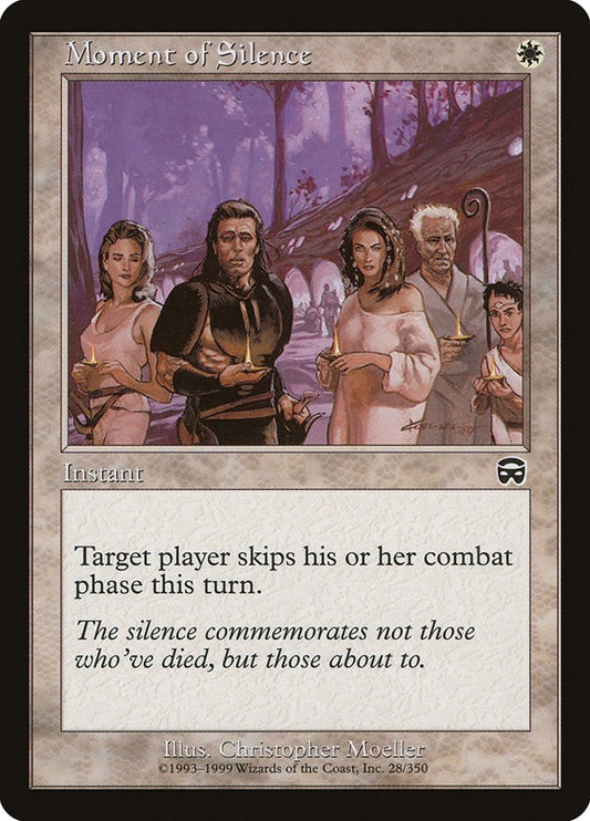 Image for Moment of Silence (28) (Mercadian Masques) - Magic: The Gathering