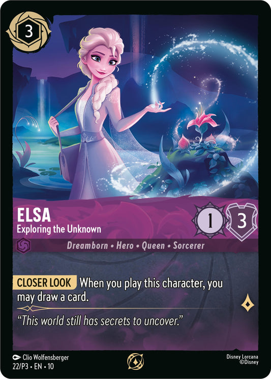 Image for Elsa - Exploring the Unkown (22) (Disney Lorcana Promo Cards) - Disney Lorcana
