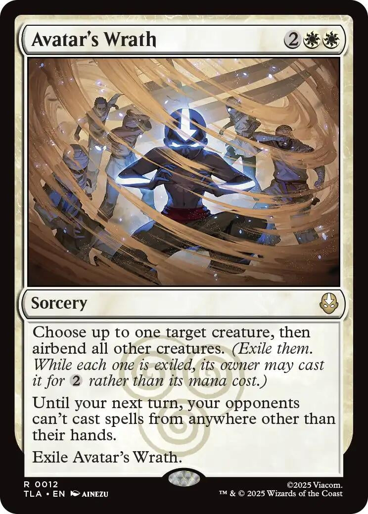 Image for Avatar's Wrath (12) (Avatar: The Last Airbender) - Magic: The Gathering