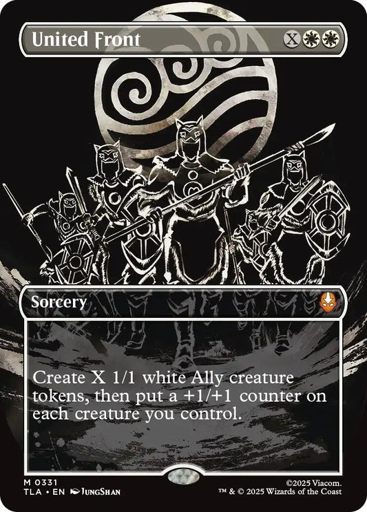 Image for United Front (Borderless) (331) (Avatar: The Last Airbender) - Magic: The Gathering
