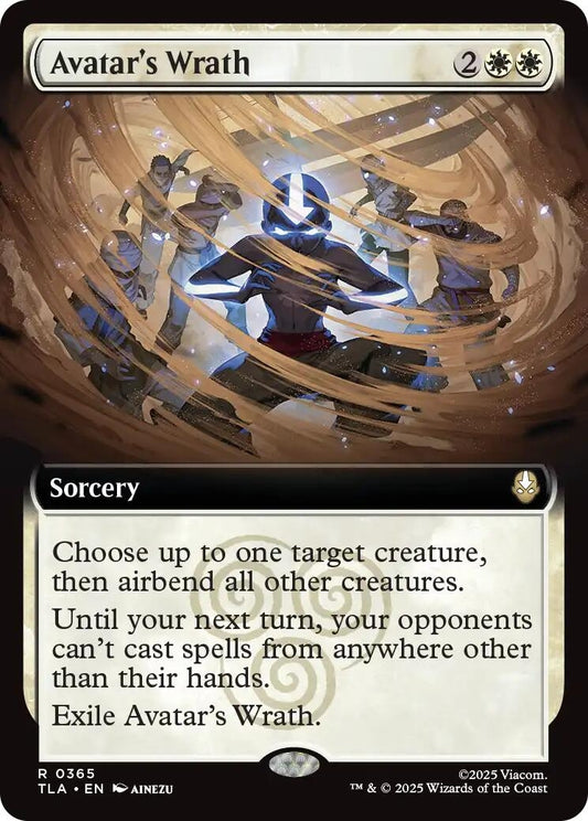 Image for Avatar's Wrath (Extended Art) (365) (Avatar: The Last Airbender) - Magic: The Gathering