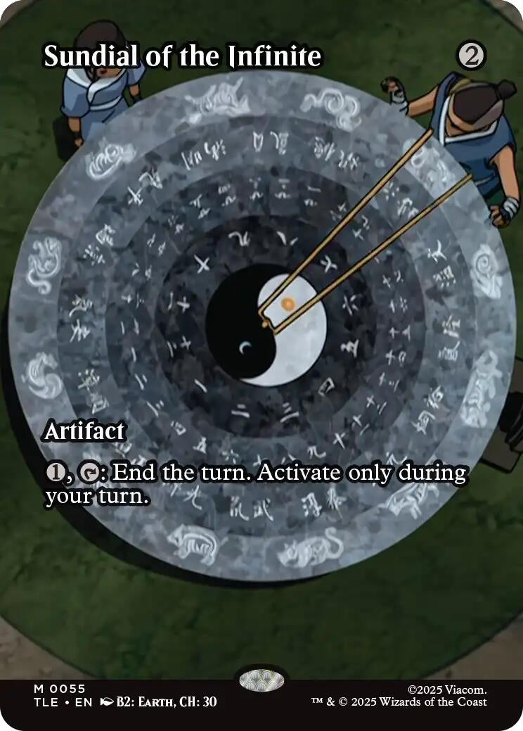 Image for Sundial of the Infinite (Borderless) (55) (Avatar: The Last Airbender: Eternal-Legal) - Magic: The Gathering