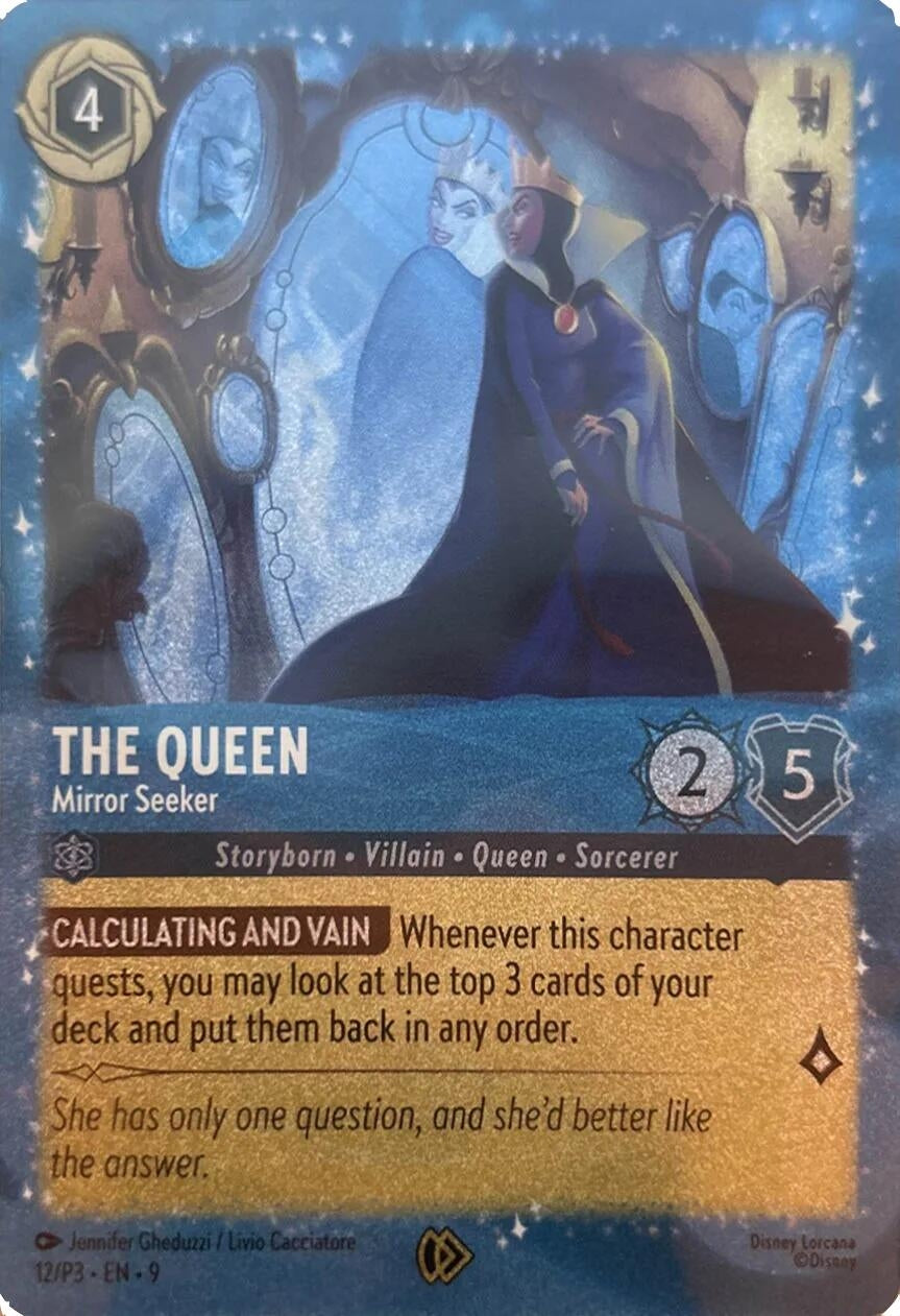 Image for The Queen - Mirror Seeker (12) (Disney Lorcana Promo Cards) - Disney Lorcana
