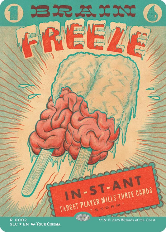 Image for Brain Freeze (Halo Foil) (29) (Secret Lair Countdown Kit) - Magic: The Gathering