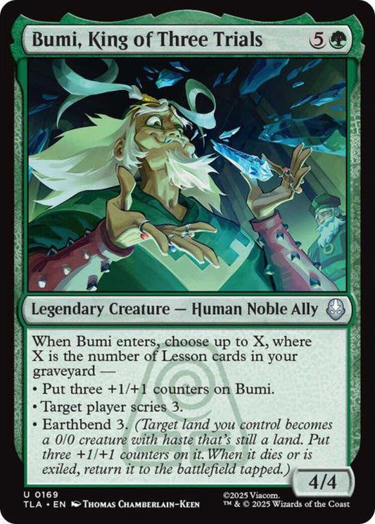 Image for Bumi, King of Three Trials (169) (Avatar: The Last Airbender) - Magic: The Gathering