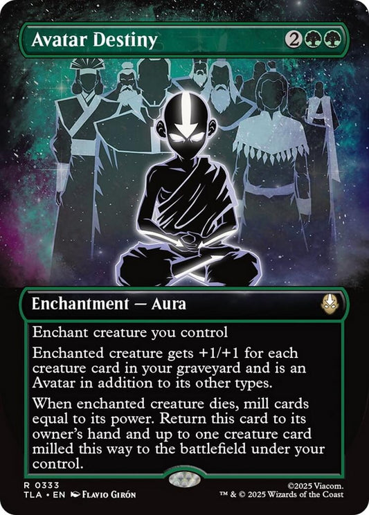 Image for Avatar Destiny (Borderless) (333) (Avatar: The Last Airbender) - Magic: The Gathering
