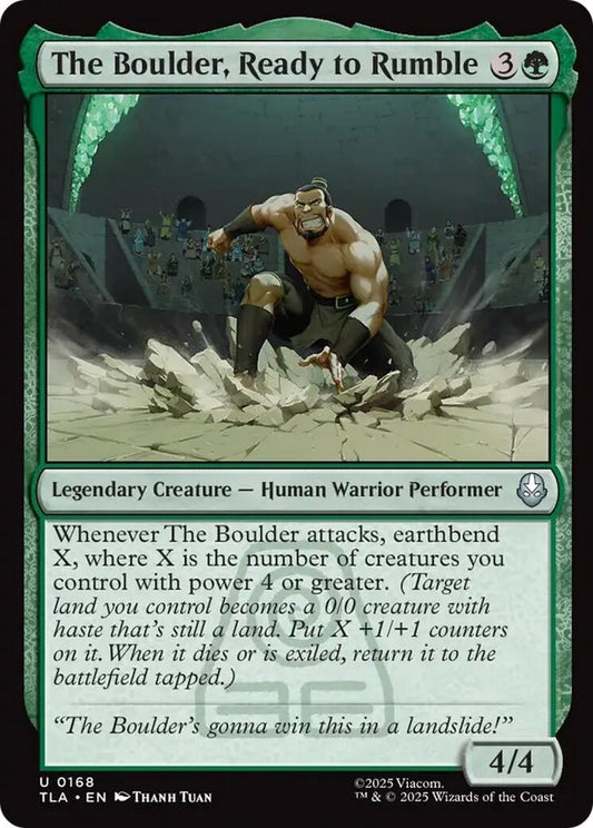 Image for The Boulder, Ready to Rumble (168) (Avatar: The Last Airbender) - Magic: The Gathering