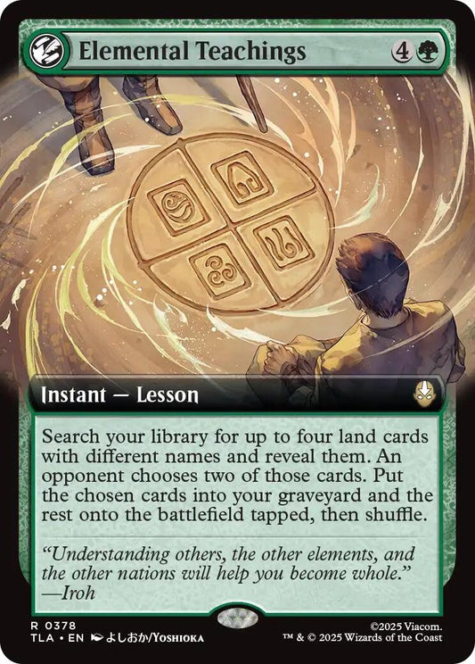 Image for Elemental Teachings (Extended Art) (378) (Avatar: The Last Airbender) - Magic: The Gathering