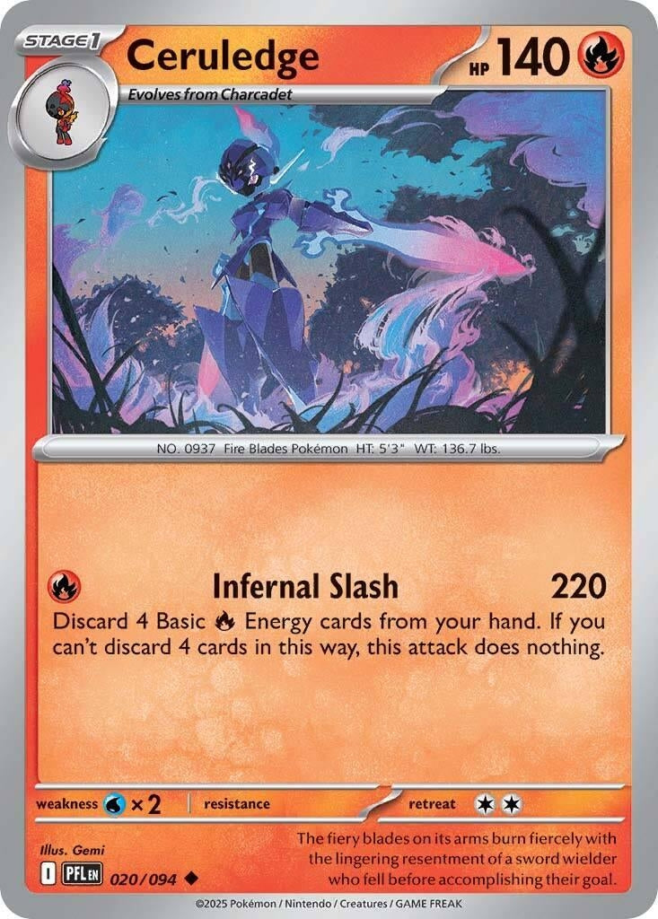 Ceruledge (020/094) (ME02: Phantasmal Flames)