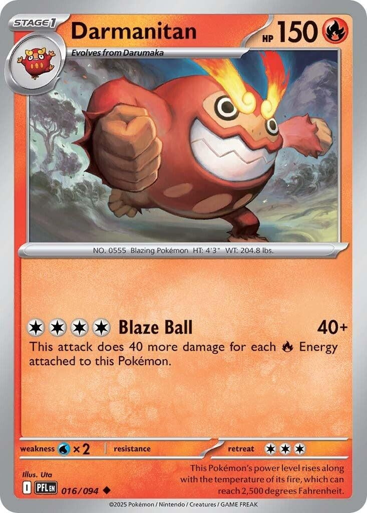 Darmanitan (016/094) (ME02: Phantasmal Flames)