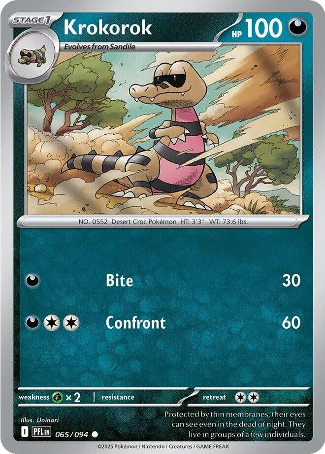 Krokorok (065/094) (ME02: Phantasmal Flames)