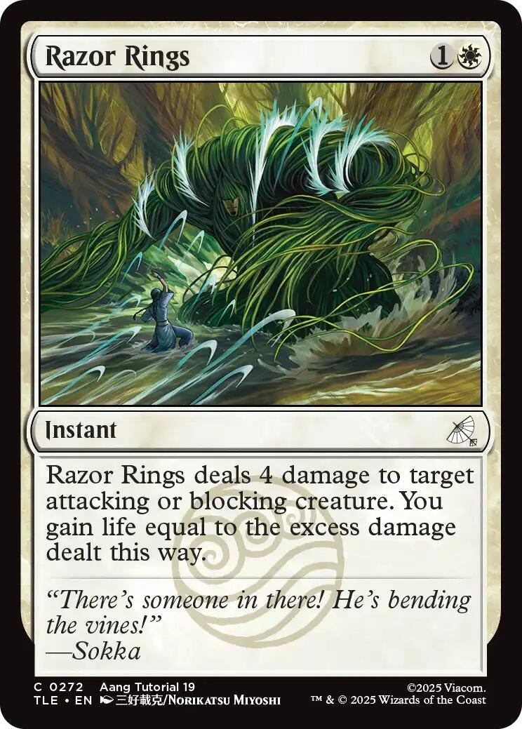Image for Razor Rings (272) (Avatar: The Last Airbender: Eternal-Legal) - Magic: The Gathering