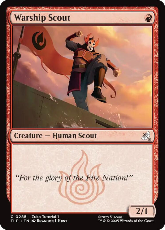 Image for Warship scout (0285) (285) (Avatar: The Last Airbender: Eternal-Legal) - Magic: The Gathering