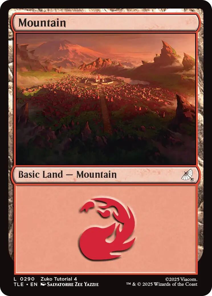 Image for Mountain (0290) (290) (Avatar: The Last Airbender: Eternal-Legal) - Magic: The Gathering