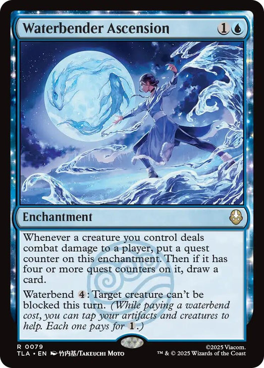 Image for Waterbender Ascension (79) (Avatar: The Last Airbender) - Magic: The Gathering