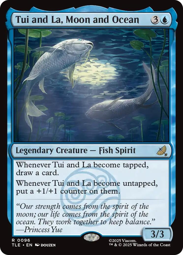 Image for Tui and La, Moon and Ocean (96) (Avatar: The Last Airbender: Eternal-Legal) - Magic: The Gathering