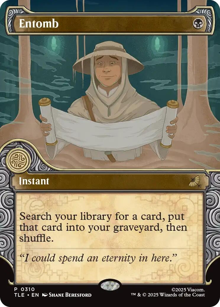 Image for Entomb (Showcase) (310) (Avatar: The Last Airbender: Eternal-Legal) - Magic: The Gathering