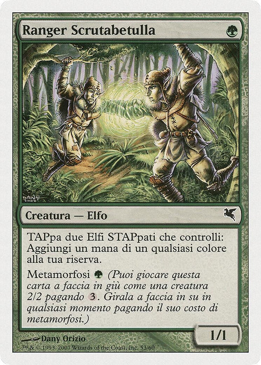 Image for Birchlore Rangers (Italian) - "Ranger Scrutabetulla" (B53) (B53) (Magic Encyclopedia 2005 (Salvat/Hachette)) - Magic: The Gathering