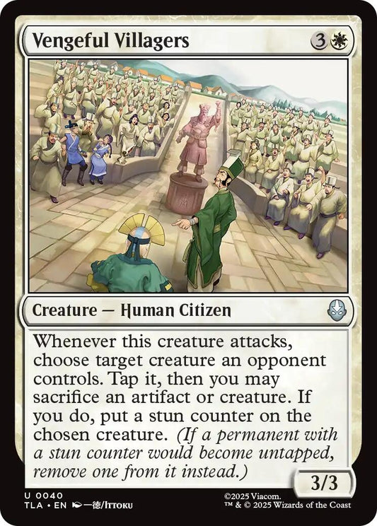 Image for Vengeful Villagers (40) (Avatar: The Last Airbender) - Magic: The Gathering