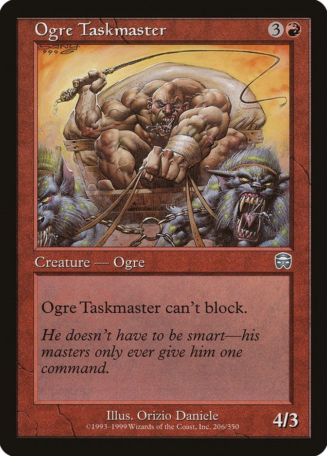 Image for Ogre Taskmaster (206) (Mercadian Masques) - Magic: The Gathering