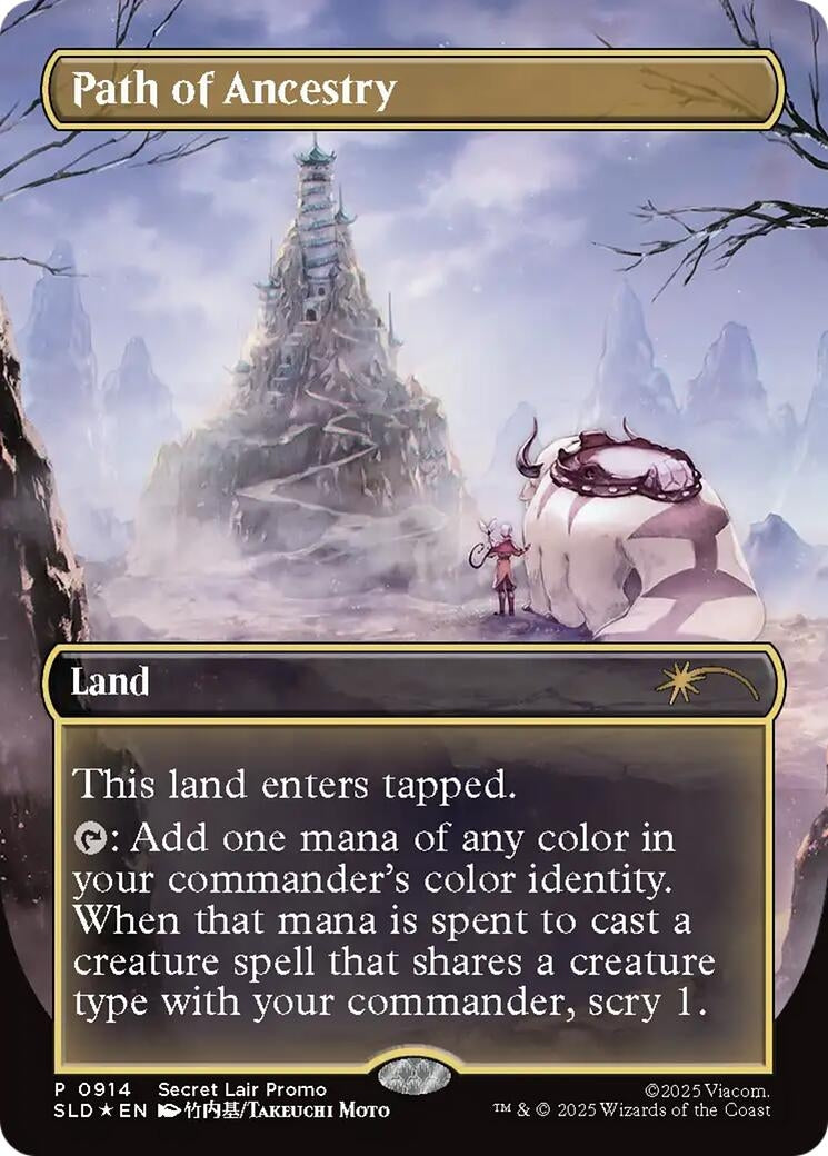 Image for Path of Ancestry (0914) (Rainbow Foil) (914) (Secret Lair Drop Series) - Magic: The Gathering
