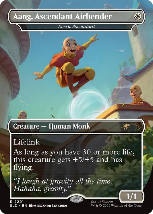 Image for Aang, Ascendant Airbender - Serra Ascendant (2291) (Secret Lair Drop Series) - Magic: The Gathering