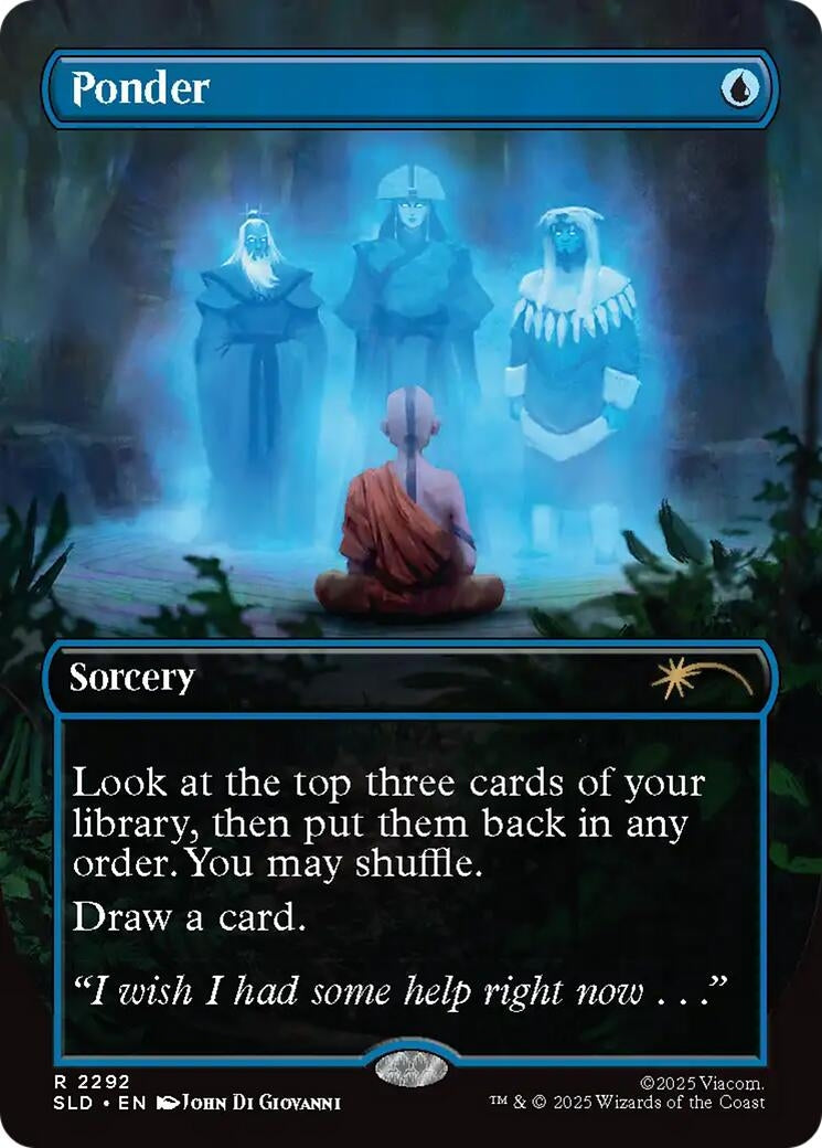 Image for Ponder (2292) (2292) (Secret Lair Drop Series) - Magic: The Gathering