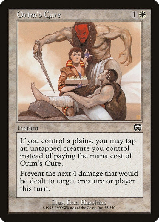 Image for Orim's Cure (33) (Mercadian Masques) - Magic: The Gathering