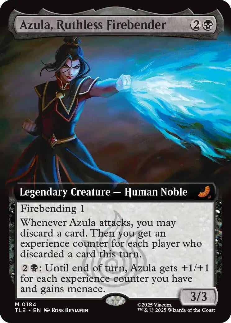 Image for Azula, Ruthless Firebender (Extended Art) (184) (Avatar: The Last Airbender: Eternal-Legal) - Magic: The Gathering