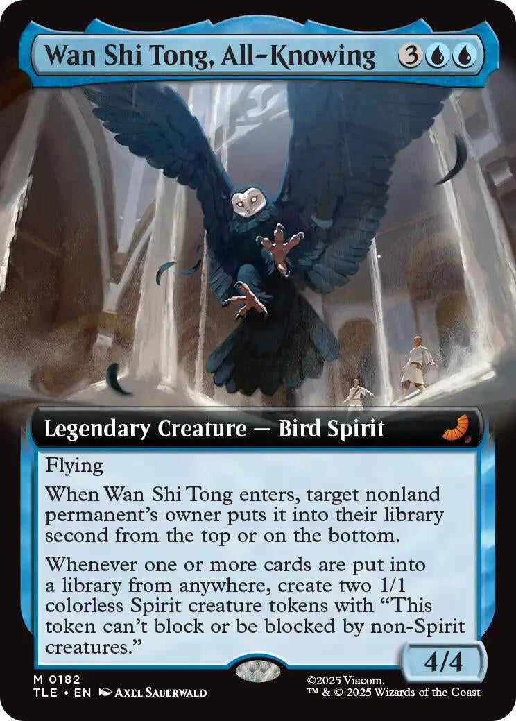 Image for Wan Shi Tong, All-Knowing (Extended Art) (182) (Avatar: The Last Airbender: Eternal-Legal) - Magic: The Gathering
