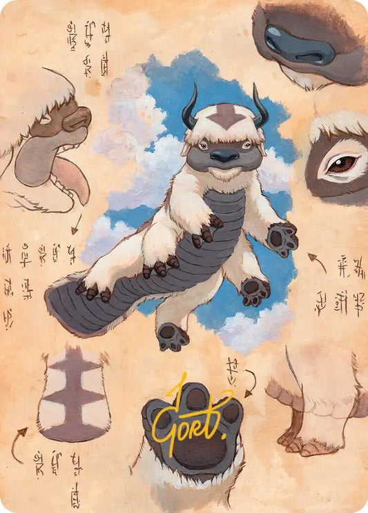 Image for Appa, Steadfast Guardian Art Card (Gold-Stamped Signature) (32) (Avatar: The Last Airbender) - Magic: The Gathering