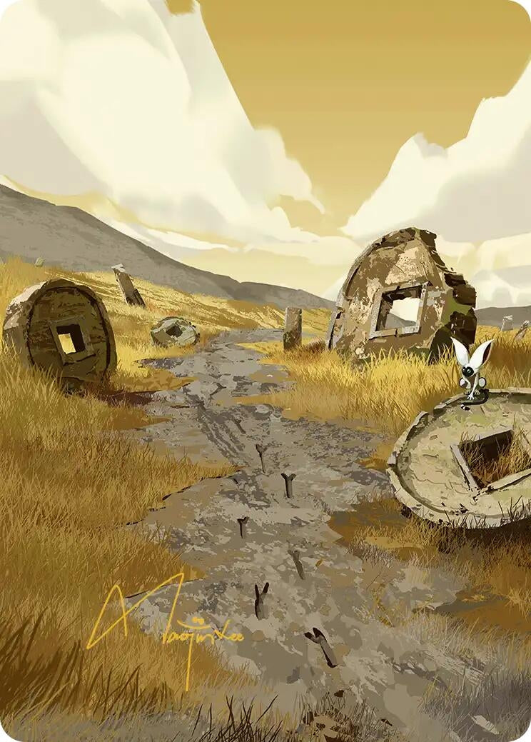 Image for Plains Art Card (Gold-Stamped Signature) (50) (Avatar: The Last Airbender) - Magic: The Gathering