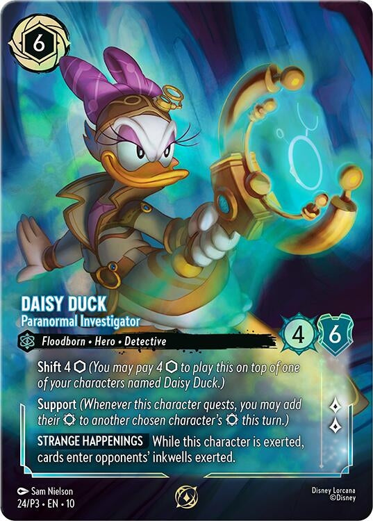 Image for Daisy Duck - Paranormal Investigator (Store Championship) (24) - Disney Lorcana