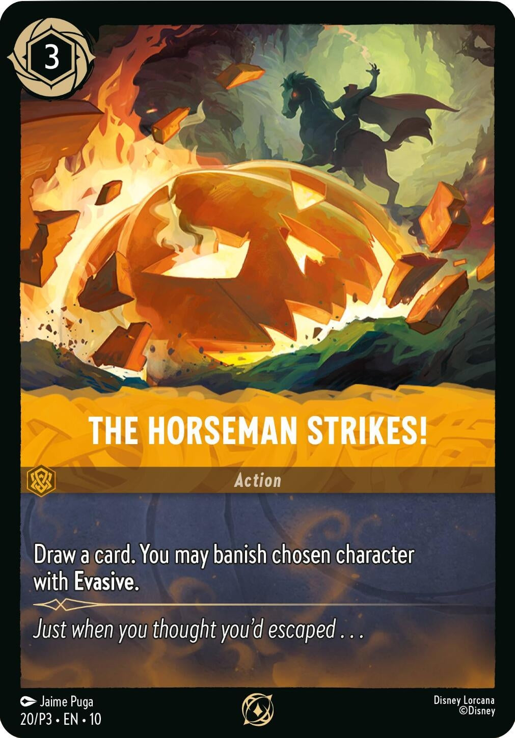 Image for The Horseman Strikes! (20) (Disney Lorcana Promo Cards) - Disney Lorcana
