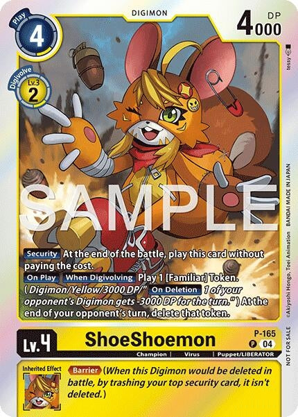 Image for ShoeShoemon (Event Pack 8) (P-165 P) - Digimon Card Game
