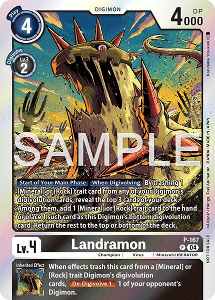 Image for Landramon (Event Pack 8) (P-167 P) - Digimon Card Game