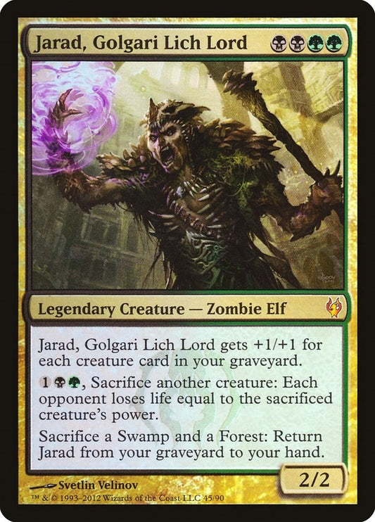 Image for Jarad, Golgari Lich Lord (45) (Duel Decks: Izzet vs. Golgari) - Magic: The Gathering