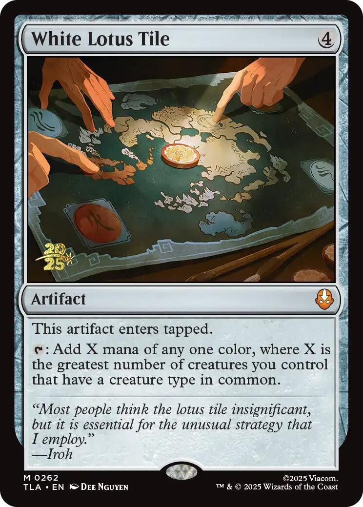 Image for White Lotus Tile (262) (Prerelease Cards) - Magic: The Gathering